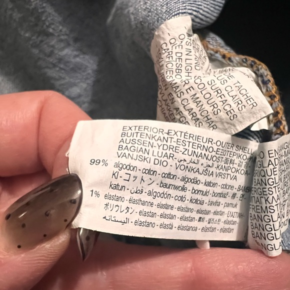 ZARA Z1975 MINI DENIM SHORT SLEEVE DRESS | NWT L - Picture 13 of 15